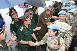 Thê đội 2 của Bệnh viện dã chiến cấp 2 số 4 lên đường tới Nam Sudan