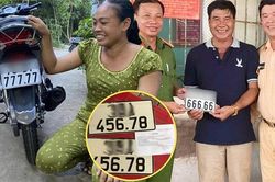 Loạt 'bàn tay vàng' bốc trúng biển số ngũ quý khiến dư luận trầm trồ