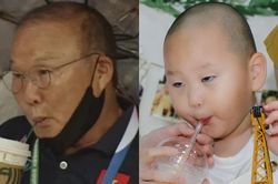 Tìm ra bản sao nhí cực yêu của HLV Park Hang Seo, hóa ra là quý tử nhà sao Việt