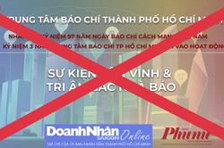 Mạo danh Trung tâm Báo chí TP Hồ Chí Minh kêu gọi tài trợ