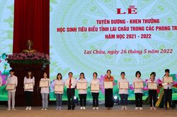 Lai Châu: Tuyên dương 190 học sinh tiêu biểu trong các phong trào thi đua