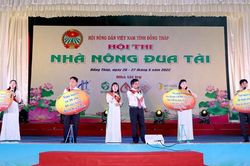 Đồng tháp: Hội Nông dân tổ chức Hội thi Nhà nông đua tài