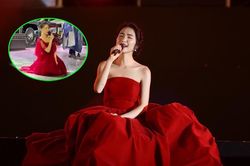 Hòa Minzy bất ngờ quỳ dưới mưa trước hàng nghìn khán giả, thực hư ra sao?