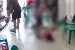Người phụ nữ bị đánh đập dã man