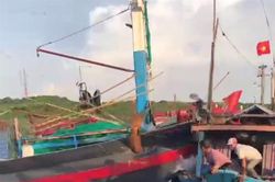 Mâu thuẫn khi hành nghề, một tàu cá đâm chìm tàu bạn