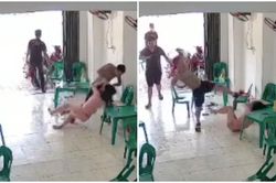 Xôn xao clip người đàn ông thẳng tay đánh đập cô gái dã man suốt nhiều phút trong quán ăn