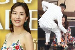 'Nhất tỷ TVB' Đường Thi Vịnh ngã chổng vó trên sân khấu đến mức đứng dậy không nổi