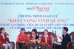 Hà Nội tôn vinh nữ HLV, VĐV giành HCV ở SEA Games 31