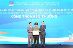 Bộ trưởng Bộ Công an tặng Bằng khen cho PVEP