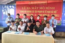 Xây dựng mô hình 'Dòng họ không có tội phạm và tệ nạn xã hội'