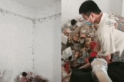 Phát hiện mùi hôi và nhiều gián bò ra từ căn hộ, mở cửa ra ai nấy đều thất kinh