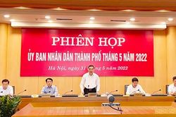 Tập thể UBND TP Hà Nội xem xét 9 nội dung thuộc thẩm quyền