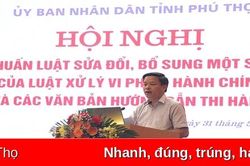 UBND tỉnh tổ chức tập huấn một số văn bản thi hành Luật