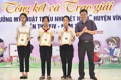 Vĩnh Linh: Tổng kết Giải thưởng mỹ thuật thiếu nhi Việt Nam năm 2022