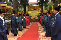 Tái hiện Tết Đoan Ngọ cung đình tại Hoàng thành Thăng Long