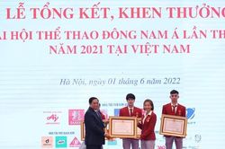 Các VĐV xuất sắc ở SEA Games 31 được Thủ tướng vinh danh