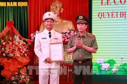 Đại tá Trần Minh Tiến được điều động, bổ nhiệm làm Giám đốc Công an tỉnh Nam Định