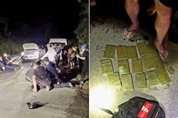 Bắt 2 đối tượng dắt hàng nóng vận chuyển 15 bánh heroin