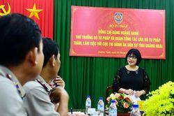 Thứ trưởng Đặng Hoàng Oanh: 'THADS Quảng Ngãi cần làm tốt vai trò cơ quan thường trực Ban Chỉ đạo THADS'