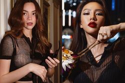 Nhiều lần 'đụng hàng' với Hồ Ngọc Hà, Thùy Tiên vẫn hút hồn với thần thái của đương kim Miss Grand