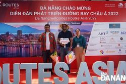 Đón tiếp đại biểu tham dự Diễn đàn Phát triển đường bay châu Á