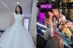 'Cô dâu tháng 6' Minh Hằng rạng ngời hạnh phúc, tất bật chuẩn bị cho đám cưới