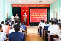 Huấn luyện kỹ thuật an toàn vật liệu nổ công nghiệp