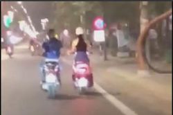 Tìm kẻ biến thái đi SH sàm sỡ cô gái giữa đường phố Quảng Bình