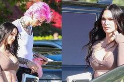 Megan Fox mặc áo ngắn cũn khoe vòng một 'bốc lửa' hẹn hò với vị hôn phu kém tuổi