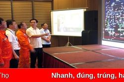 Diễn tập phòng chống thiên tai và tìm kiếm cứu nạn - xử lý sự cố - an toàn lưới điện