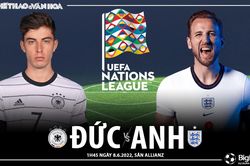 Soi kèo nhà cái Đức vs Anh. Nhận định, dự đoán bóng đá Nations League (1h45, 8/6)