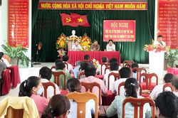 Đại biểu HĐND 2 cấp tiếp xúc cử tri huyện Đak Pơ