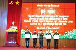 Gia Lai: Tổng kết 10 năm thực hiện Nghị quyết 765 của Quân ủy Trung ương về nâng cao chất lượng huấn luyện