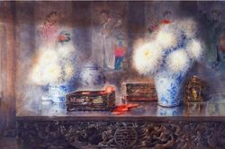 Họa sĩ trẻ hoài niệm cùng tranh nước