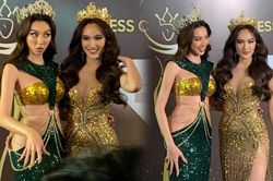 Cam thường 'chào thua' trước biểu cảm Thùy Tiên và nhan sắc dàn hậu tại thảm đỏ