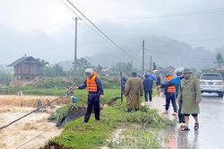 TP. Điện Biên Phủ: Mưa kéo dài gây thiệt hại trên 4 tỷ đồng