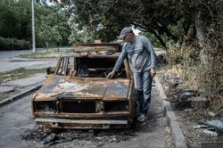 Những 'thị trấn ma' nơi tiền tuyến Ukraine