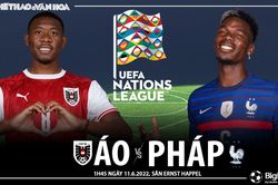 Soi kèo nhà cái Áo vs Pháp. Nhận định, dự đoán bóng đá Nations League (1h45, 11/6)