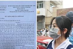 Môn thi đầu tiên của teen 2K7 TP.HCM: Đề thi không quá khó, gợi cảm hứng làm bài cho teen