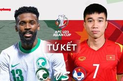 Tương quan trận Tứ kết Ả Rập Xê Út - Việt Nam giải U23 châu Á 2022