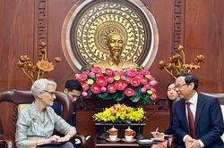 Bí thư Thành ủy TP.HCM tiếp thứ trưởng Bộ Ngoại giao Mỹ