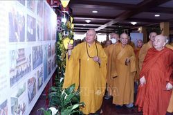 Triển lãm 'Phật giáo Thành phố Hồ Chí Minh bốn mươi năm xây dựng và phát triển'