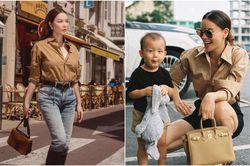 Lý Nhã Kỳ, Hồ Ngọc Hà diện sơ mi na ná nhau nhưng phong cách khác hẳn