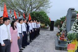 Thanh Hóa tưởng niệm 50 năm ngày 64 giáo viên, học sinh và dân công hy sinh trên công trường đắp đê sông Mã