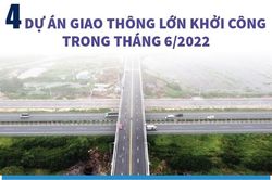 4 dự án giao thông lớn khởi công trong tháng 6/2022