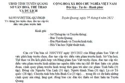 Hãng phim Sao Việt tuyển chọn, đào tạo cấp tốc diễn viên phim truyền hình tại Tuyên Quang