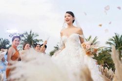 Váy cưới của Minh Hằng