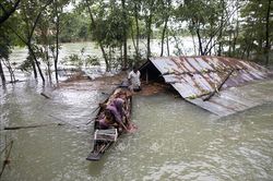 Lũ lụt nhấn chìm nhiều khu vực tại Bangladesh và Ấn Độ