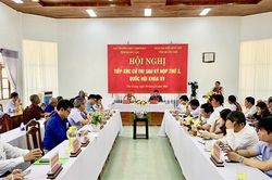 Phó Chủ tịch Quốc hội Nguyễn Đức Hải tiếp xúc cử tri tại Quảng Nam