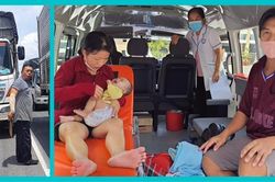 Tài xế xe tải cầm dao dọa chém tài xế cứu thương trên cao tốc
